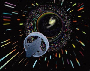 Wormholes could provide portals to other worlds (Illustration: NASA ...