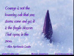 Images and Words of Courage