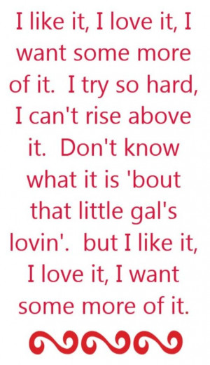 Tim McGraw - I Like It I Love It - song lyrics, song quotes, songs ...