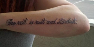 ... Quotes, Ending Quotes, Stardust Quotes, Tattoopierc Ideas, Fonts, End