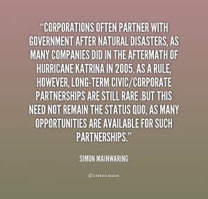 Quotes About Natural Disasters