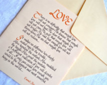 Vintage Blue Mountain Arts Greeting Card - Love Poem by Emmet Fox 1975