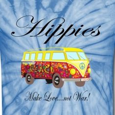 American Hippie Quotes ~ Hippies Make Love Not War .. VW Bus More