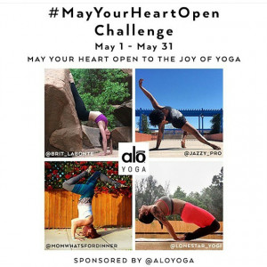 Also excited for the #MayYourHeartOpen challenge with @lonestar_yogi @ ...