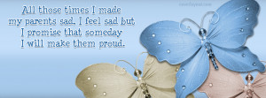 All The Times I Made My Parents Cry Facebook Cover Layout