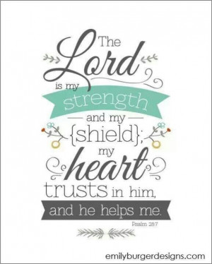 Psalm 28:7