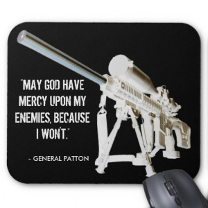 AR15 Mouse Pad- General Patton Quote