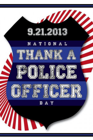 Badge: Thank a police officer