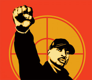 Chuck D of Public Enemy Fight The Power Artwork