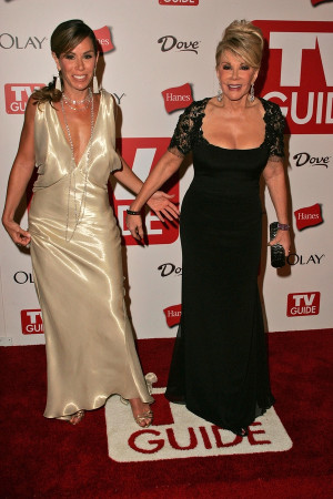 HOLLYWOOD - AUGUST 27: Melissa Rivers and Joan Rivers at the TV Guide ...