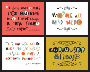 Freebie Friday: Alice in Wonderland Quotes