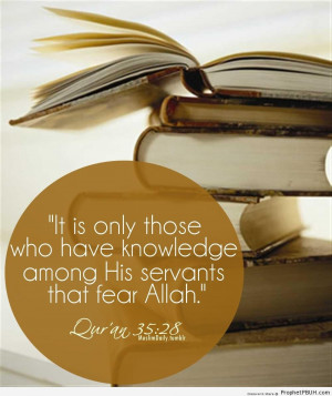 Those Who Have Knowledge - Islamic Quotes ← Prev Next →