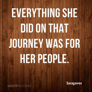 Quote By Sacagawea