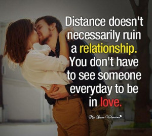 Distance love quotes and sayings
