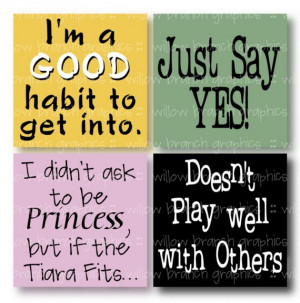 Silly, Fun and Sassy Saying and Quotes - Digital Collage Sheet - 7\/8 ...