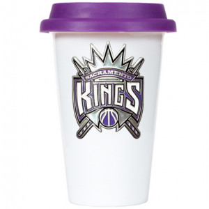 Sacramento Kings 12 oz. Double Wall Tumbler with Purple Silicone Lid ...