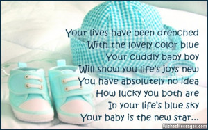 Congratulations for baby boy: Poems for newborn baby boy