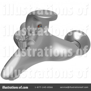 Royalty Free RF Faucet Clipart Illustration by dero Stock Sample