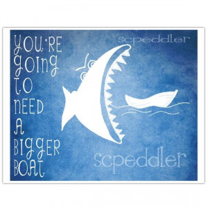Quotes Poster, Famous Movie Quotes, Funny Quotes, Bigger Boat, Jaws ...