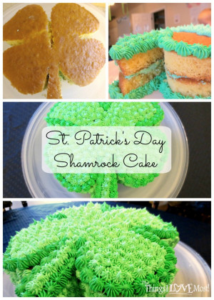 St. Patrick’s Day Shamrock Cake