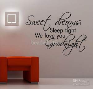 bedroom wall quotes tight bedroom wall quote vinyl kids wall saying ...