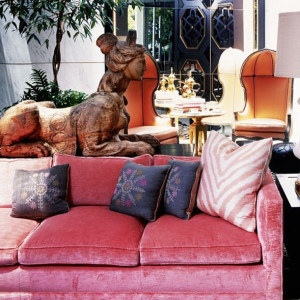 Pink estate. Xk #kellywearstler http://www.kellywearstler.com ...