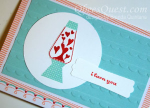 using Lava Lamp from Crazy, Mixed-up Love Stamp Set( Wood , Cling )