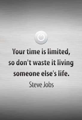 Professionally Framed Steve Jobs Your Time is Limited Quote Poster ...