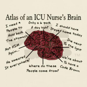 funny icu nurse gifts funny icu nurse mens a nurses s brain light t ...