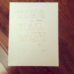 that marriage is worth fighting for! Your marriage is worth fighting ...