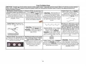 Freak the Mighty Project Bingo by langkunxg