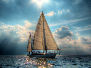 1600x1200 Beautiful sail boat desktop PC and Mac wallpaper