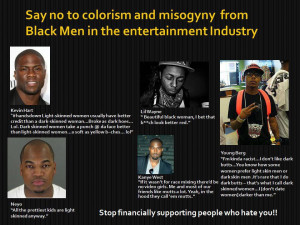 Male artists and colorism