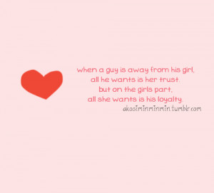 Loyal Girlfriend Quotes