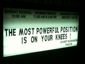 church bulletin board. Ok, I get what its referring to but they Sooo ...