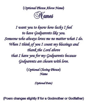 godmother poem to godchild boy first holy communion gift