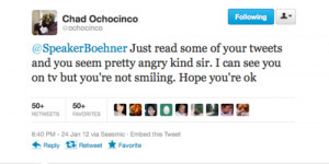 Other memorable quotes:“Not being rude but if they stand up and clap ...