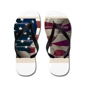 ... Ann Romney Footwear > patriotic,american flag,famous quotes Flip Flops