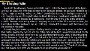 My Sleeping Wife (Creepypasta OC) random