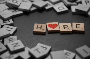 heart, hope, letters, separate with comma, text hope