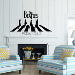 ... Beatles Abbey Road Vinyl Decal Wall quote Inspiration Window Stickers