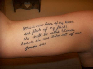 inner arm quote tattoos