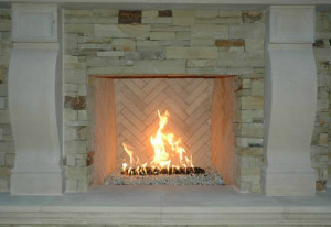electric fireplaces with glass rocks