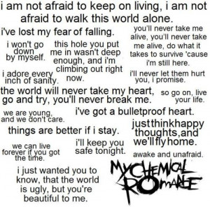 Lyrics | My Chemical Romance