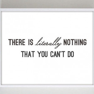 Chris Traeger #Literally #Quote Funny Quote Print Inspirational ...
