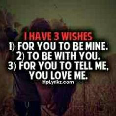 hplyrikz #love #threewishes #quotes More