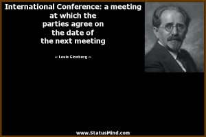 ... meeting at which the parties agree on the date of the next meeting