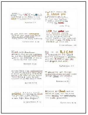 Break Free from Baditude Bible verses #11-20 — business card size