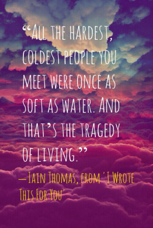 Iain Thomas - ‘I Wrote This For You’
