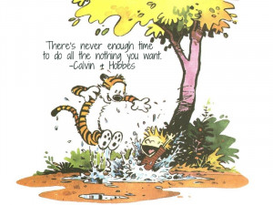 deep and nothing Calvin and Hobbes growing up Hobbes grow up ...